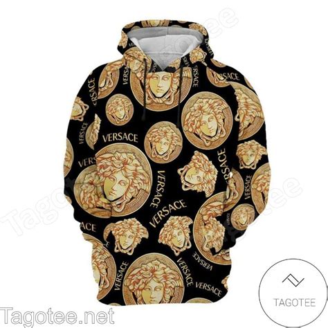 versace multicolor medusa hoodie ilustracion